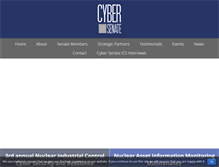 Tablet Screenshot of cybersenate.com